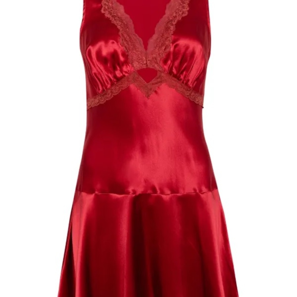 Reformation Belva Silk Satin Dress size 6